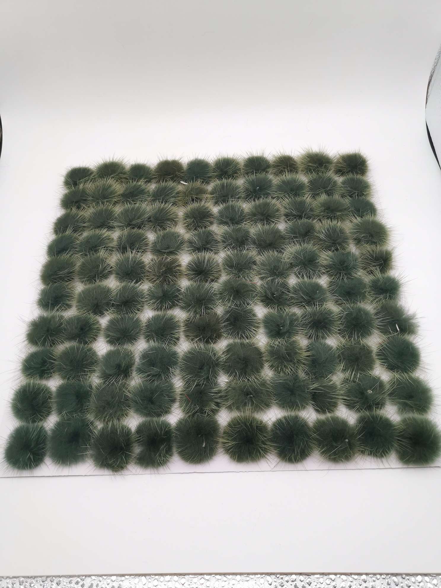 水貂球小3cm水貂毛每张100个 艾美儿皮草 商标 美丽丽 韩式 饰品配件详情图6