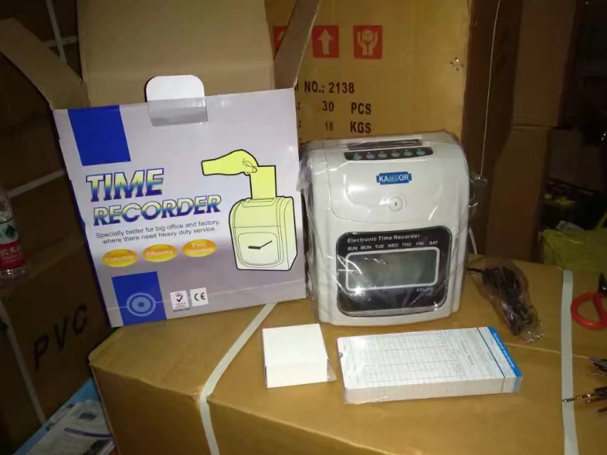 考勤机，打卡机，插卡机详情图7