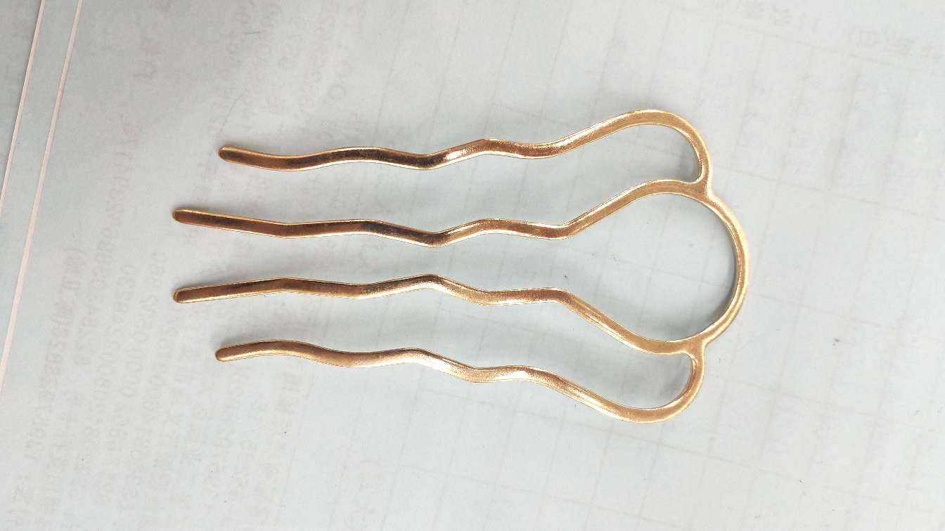 Copper four-toothed hair comb, Yiwu Mingling Accessories Store V212354-7