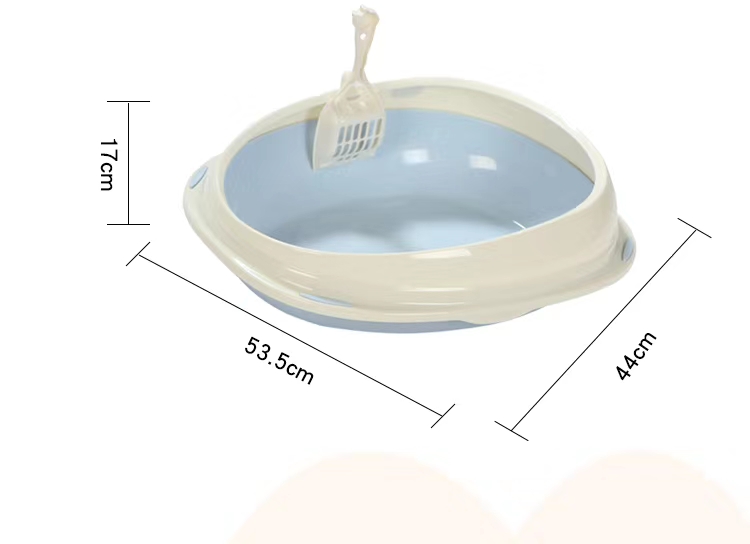Oval open litter box
A variety of colors small, large free choice
Factory direct sales are affordable
Welcome to order consultation Specification drawing