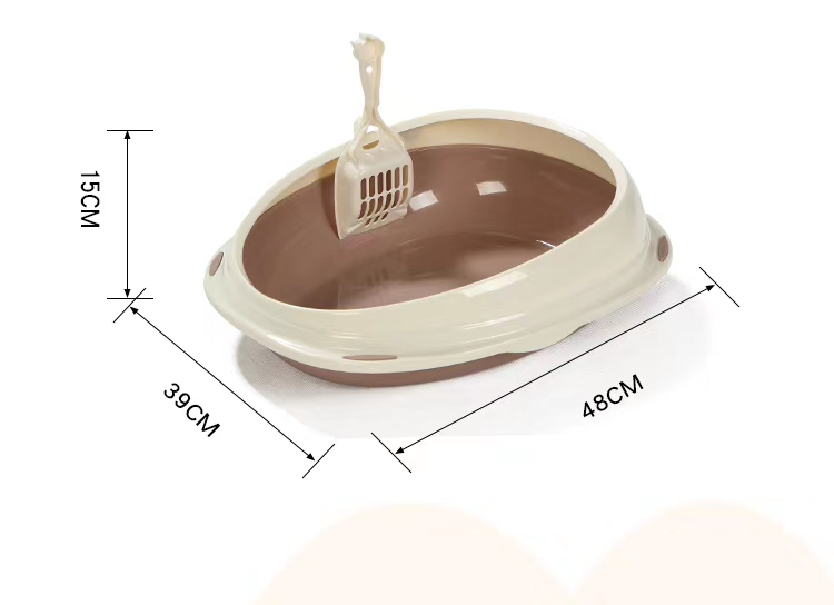 Oval open litter box
A variety of colors small, large free choice
Factory direct sales are affordable
Welcome to order consultation Item Picture
