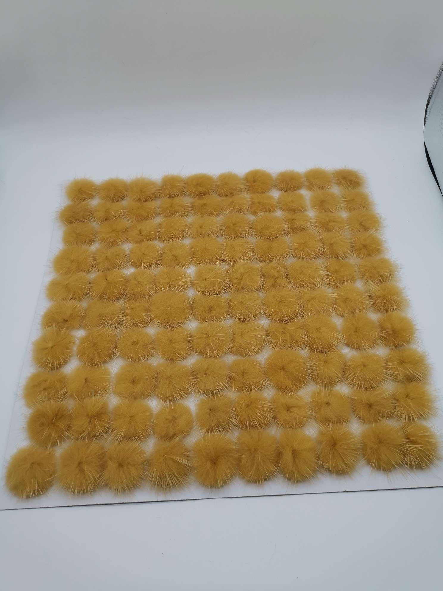 水貂球小3cm水貂毛每张100个 艾美儿皮草 商标 美丽丽 韩式 饰品配件详情图8