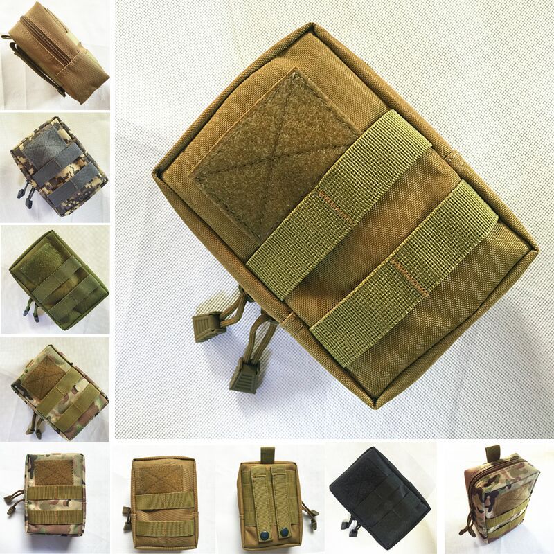 户外CS战术装备附件包 通勤小包 迷彩小腰包 军迷手机包详情图1