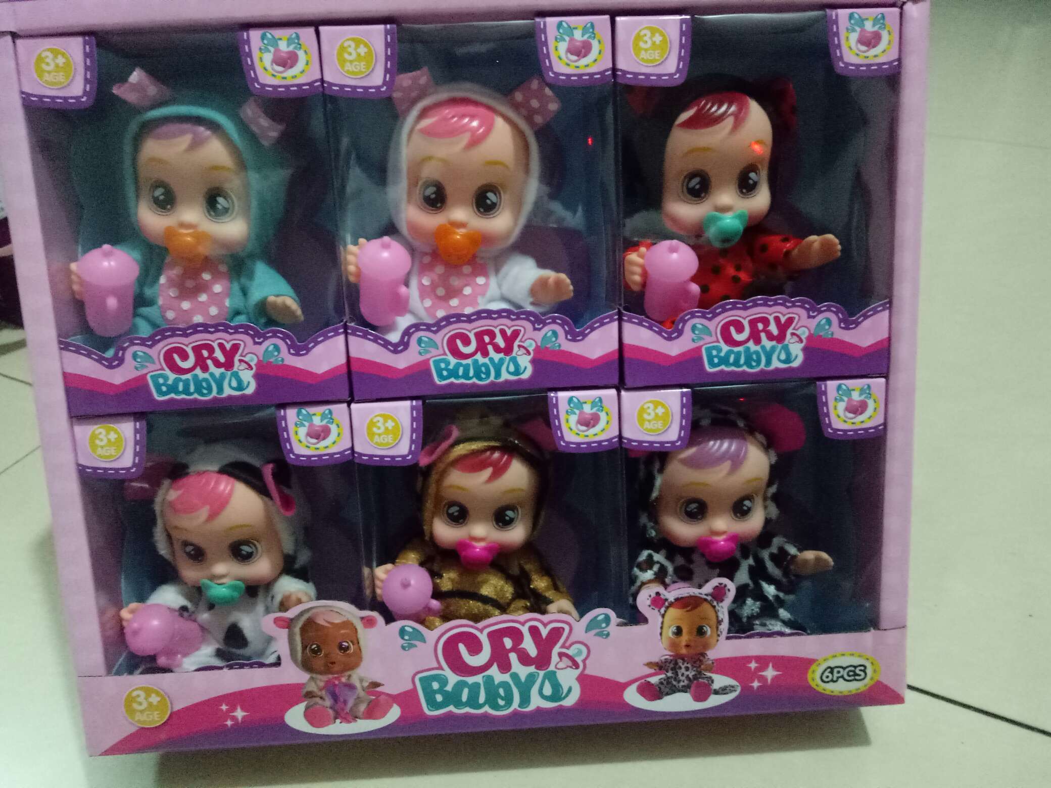 40盒装小娃娃。6个装娃娃批发不零售 良栋玩具