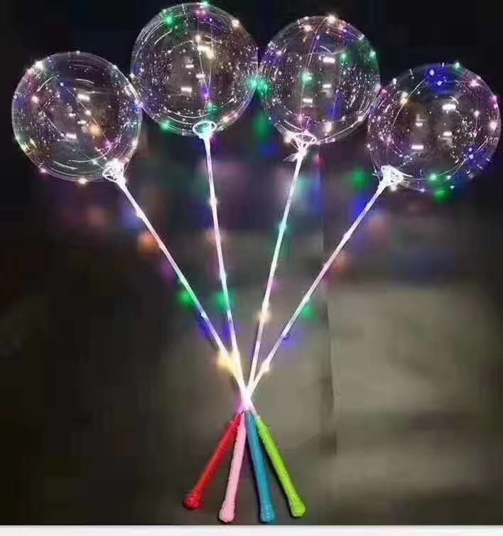 The night market's best-selling luminous bounball 3-section handle comes with three functions: fast flash, slow flash and constant light