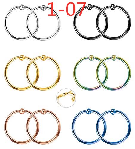 阿拉伯文创钛合金脐饰肚脐钉 鼻夹鼻钉一体设计 穿孔耳钉唇钉个性时尚耐磨耐腐蚀