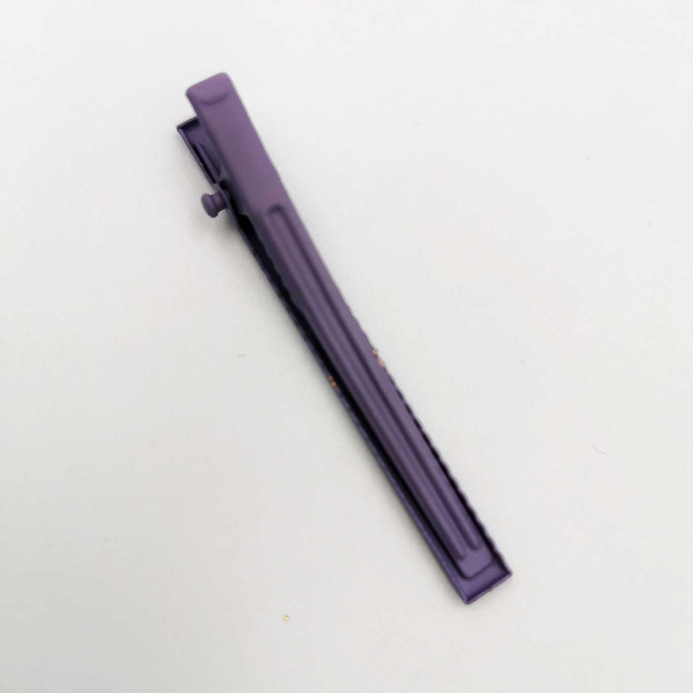 Ins Red Hairpin Rubber Paint One-Line Clip Color 6Cm Thin Square Clip Korean Version Simple Side Clip Diy Accessories Children Clip Handmade Materials New Bottom Clip Duck Beak Clip Bangs Clip Edge Clip details Picture