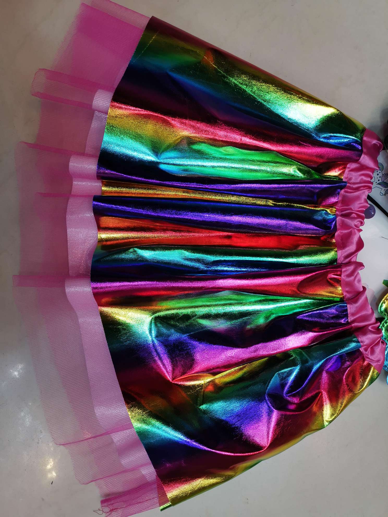 Dance party carnival supplies, Christmas supplies, angel wing dress, unicorn head buckle set Specification image