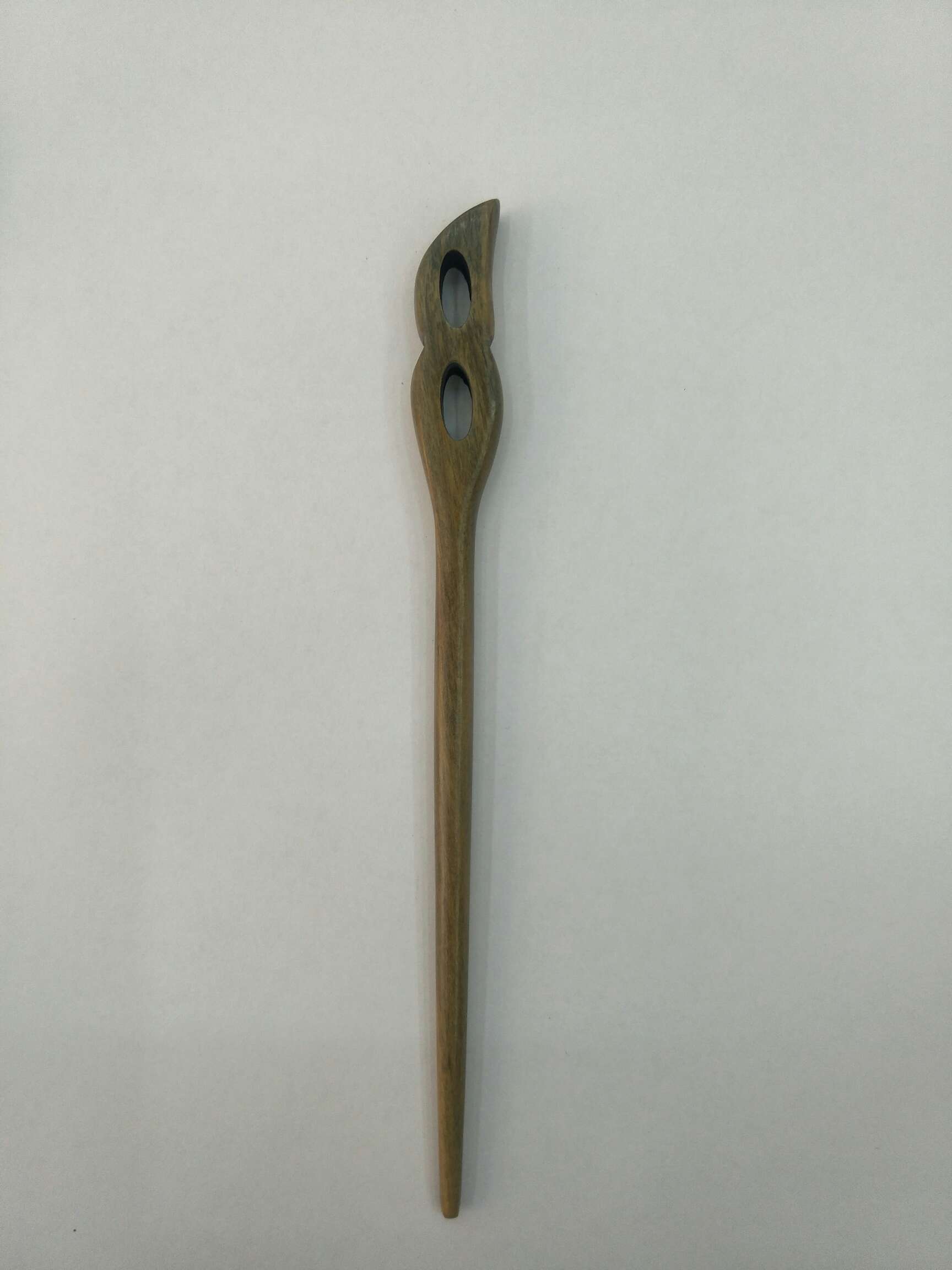 Ancient national wind sandalwood plate hair classic hairpin green sandalwood gourd thumbnail