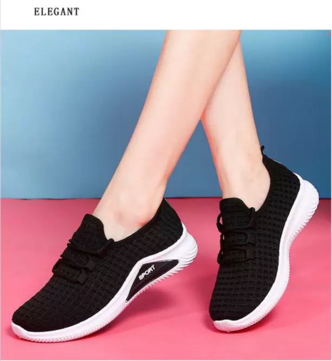 飞织休闲鞋夏季透气女运动鞋网布跑步鞋.   36--41
黑色，灰色，粉色，枣红详情图