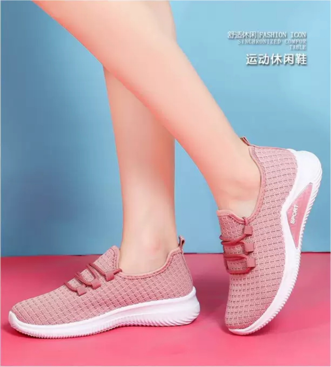 飞织休闲鞋夏季透气女运动鞋网布跑步鞋.   36--41
黑色，灰色，粉色，枣红详情图5