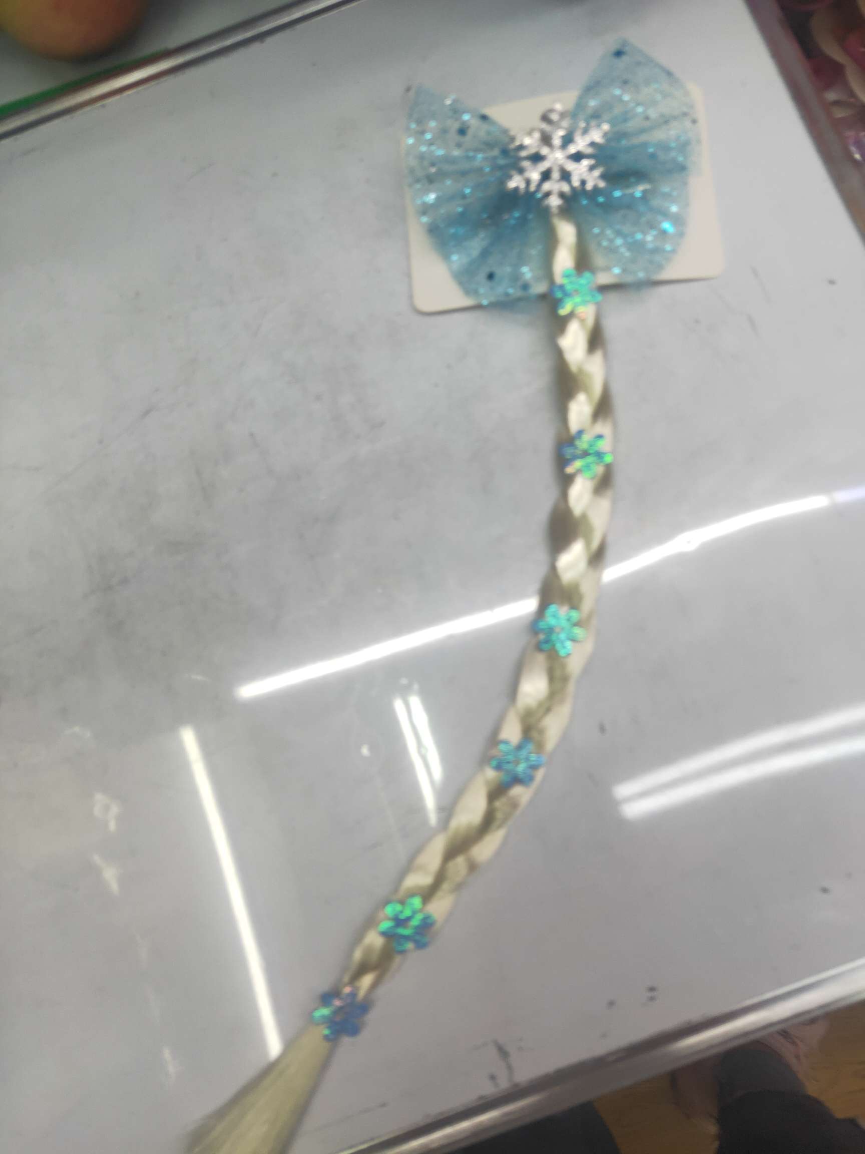 雪花假发辫子