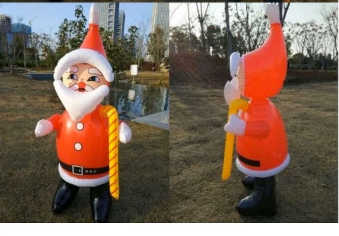 充气圣诞老人细节图