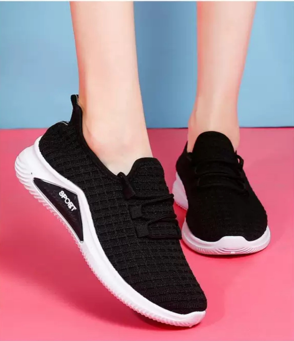 飞织休闲鞋夏季透气女运动鞋网布跑步鞋.   36--41
黑色，灰色，粉色，枣红详情图