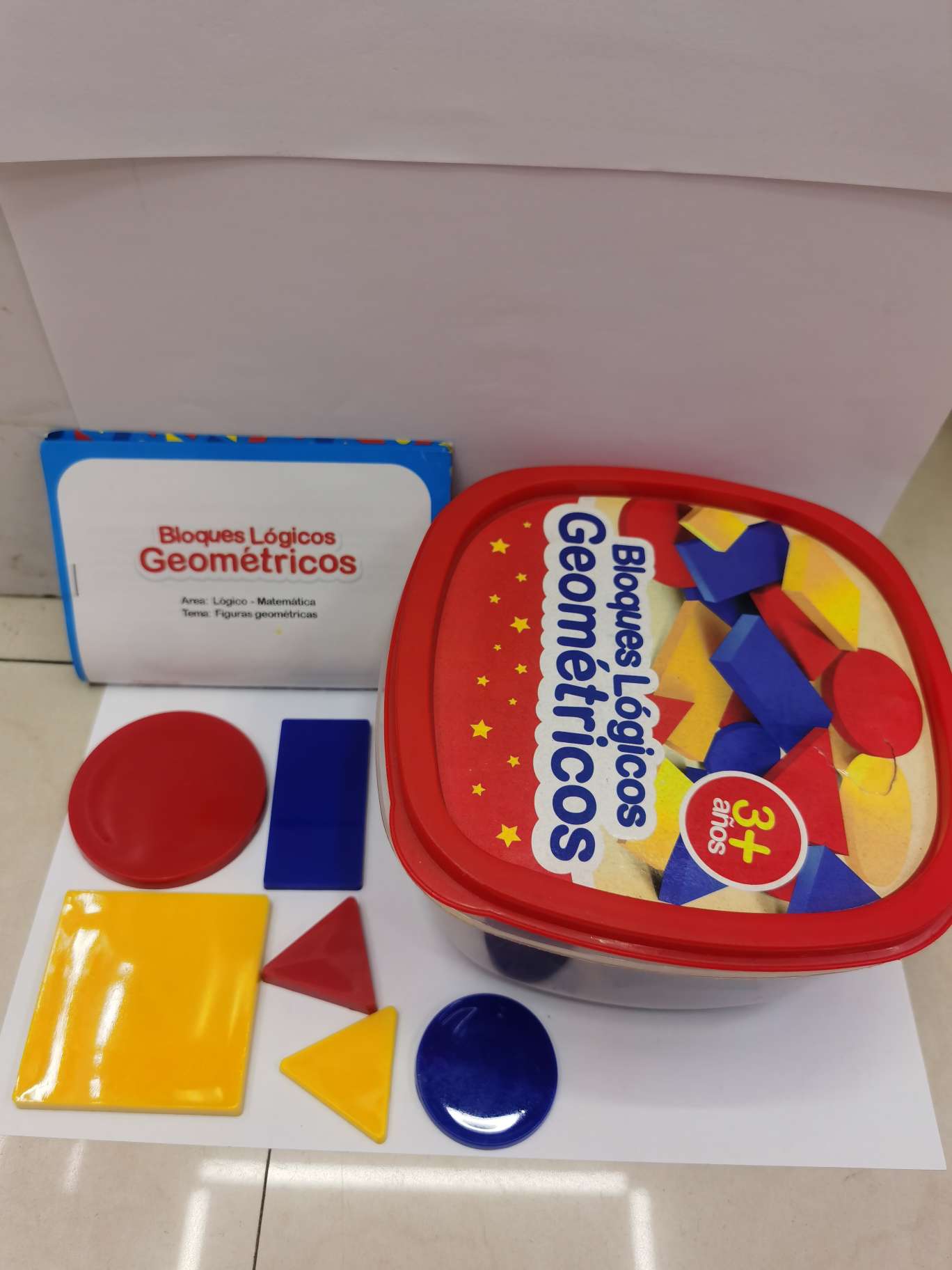 BLOQUES LOGICOS GEOMETRICOS 积木块48片 一件48盒