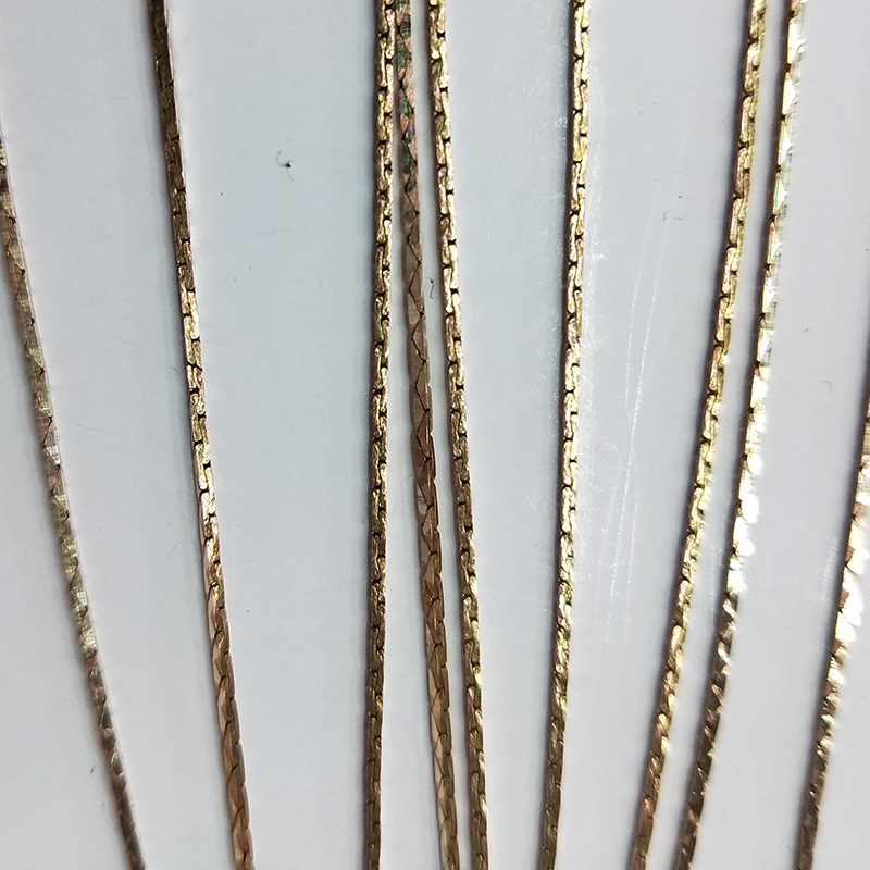 245COB gold wire chain copper chain details Picture