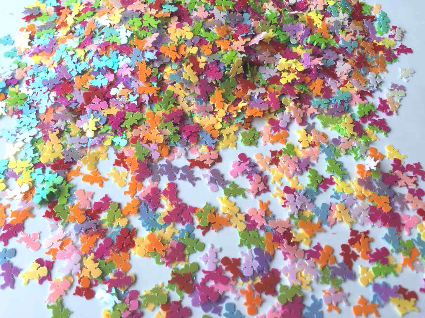 丘比特亮片，，幼儿园手工作品DIY配件，工艺装饰配件，饰品包包服饰装饰点缀小配件，一包500克包装