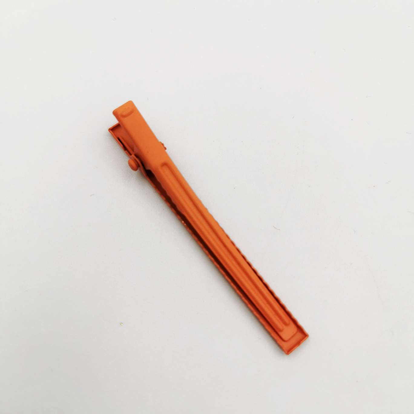 Ins Red Hairpin Rubber Paint One-Line Clip Color 6Cm Thin Square Clip Korean Version Simple Side Clip Diy Accessories Children Clip Handmade Materials New Bottom Clip Duck Beak Clip Bangs Clip Edge Clip undefined