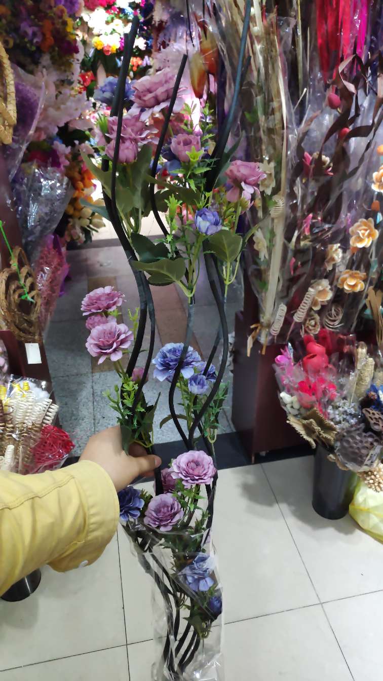 Imitation flower handicraft dried flower tree millet barley reed Queen Motherwort water willow dried flower immortal flower ash peony rose ash ash thumbnail