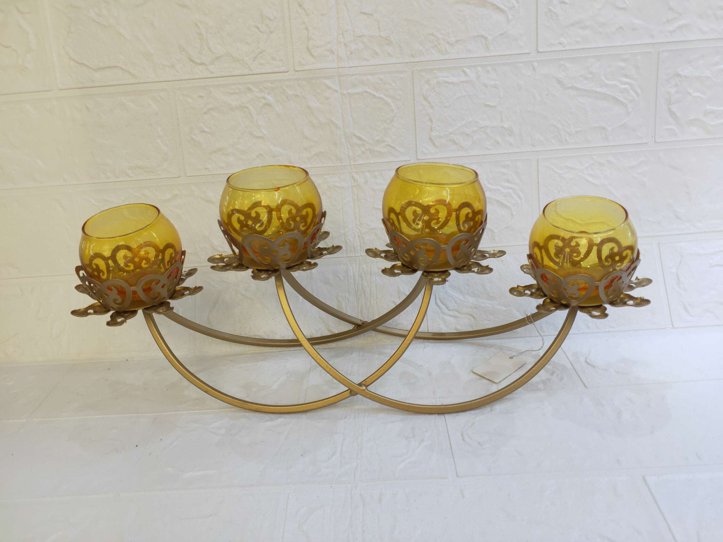 杯子烛台 雅居工艺品 铁艺工艺品  家居装饰品