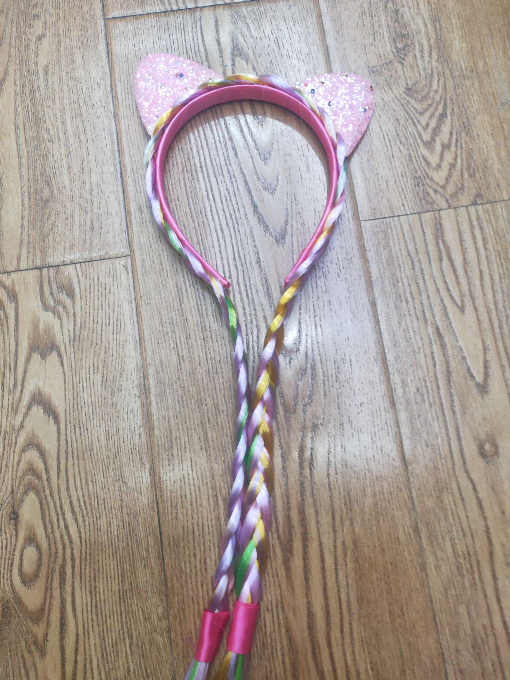 Cat ear braids