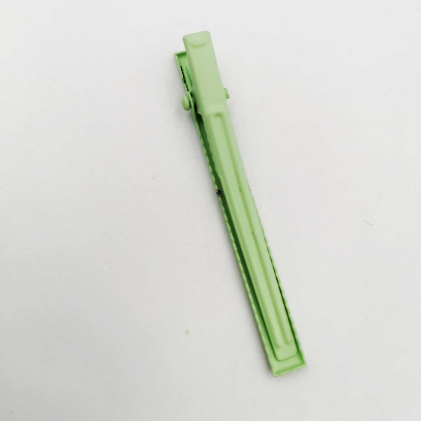 Ins Red Hairpin Rubber Paint One-Line Clip Color 6Cm Thin Square Clip Korean Version Simple Side Clip Diy Accessories Children Clip Handmade Materials New Bottom Clip Duck Beak Clip Bangs Clip Edge Clip Application Scenario