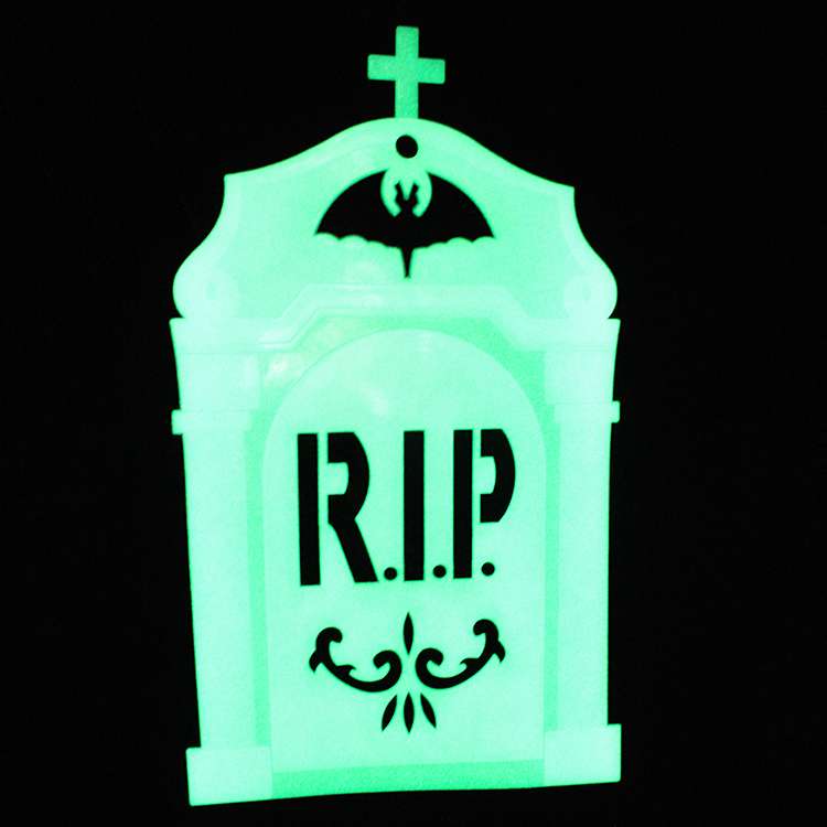 夜光墓碑猫咪挂件发光玩具批发