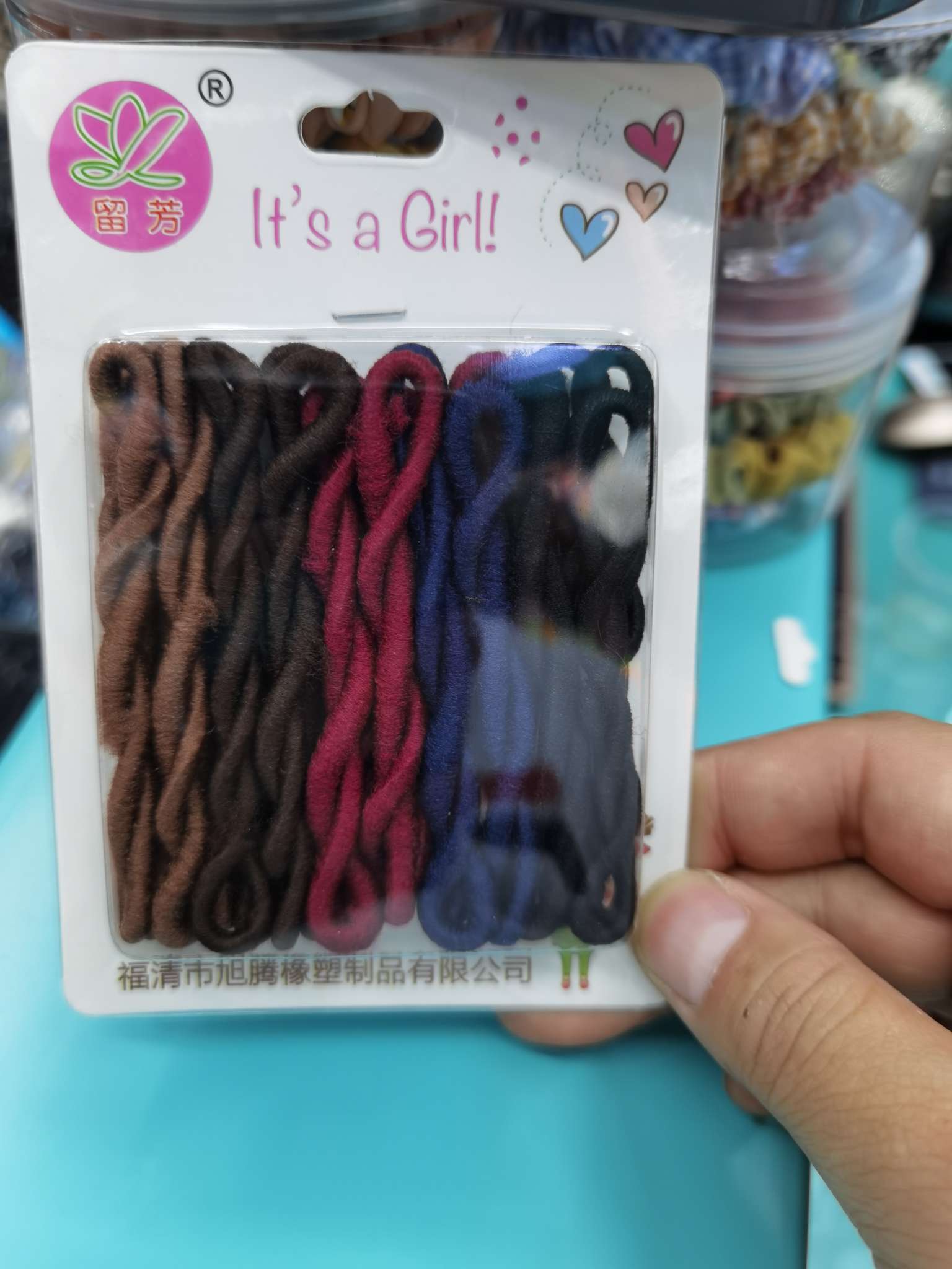 Authentic Liufang Rubber Band Manufacturers Direct Sales Children Knot Apple Beads 100 Specification drawing