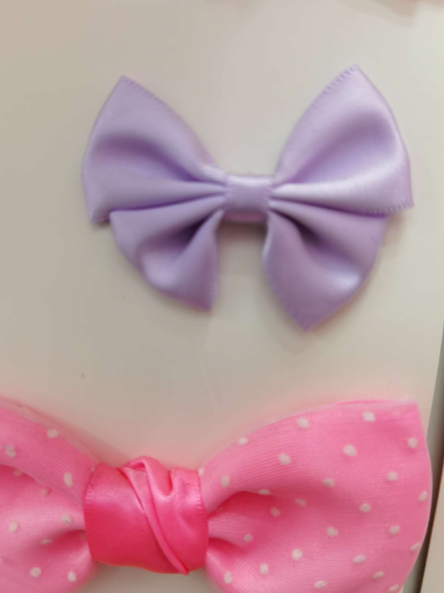 Double bows on top and bottom