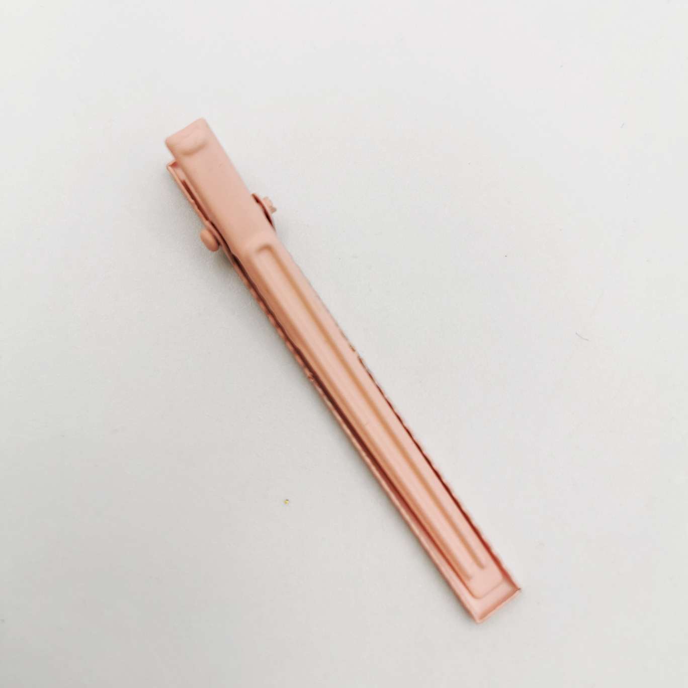 Ins Red Hairpin Rubber Paint One-Line Clip Color 6Cm Thin Square Clip Korean Version Simple Side Clip Diy Accessories Children Clip Handmade Materials New Bottom Clip Duck Beak Clip Bangs Clip Edge Clip undefined