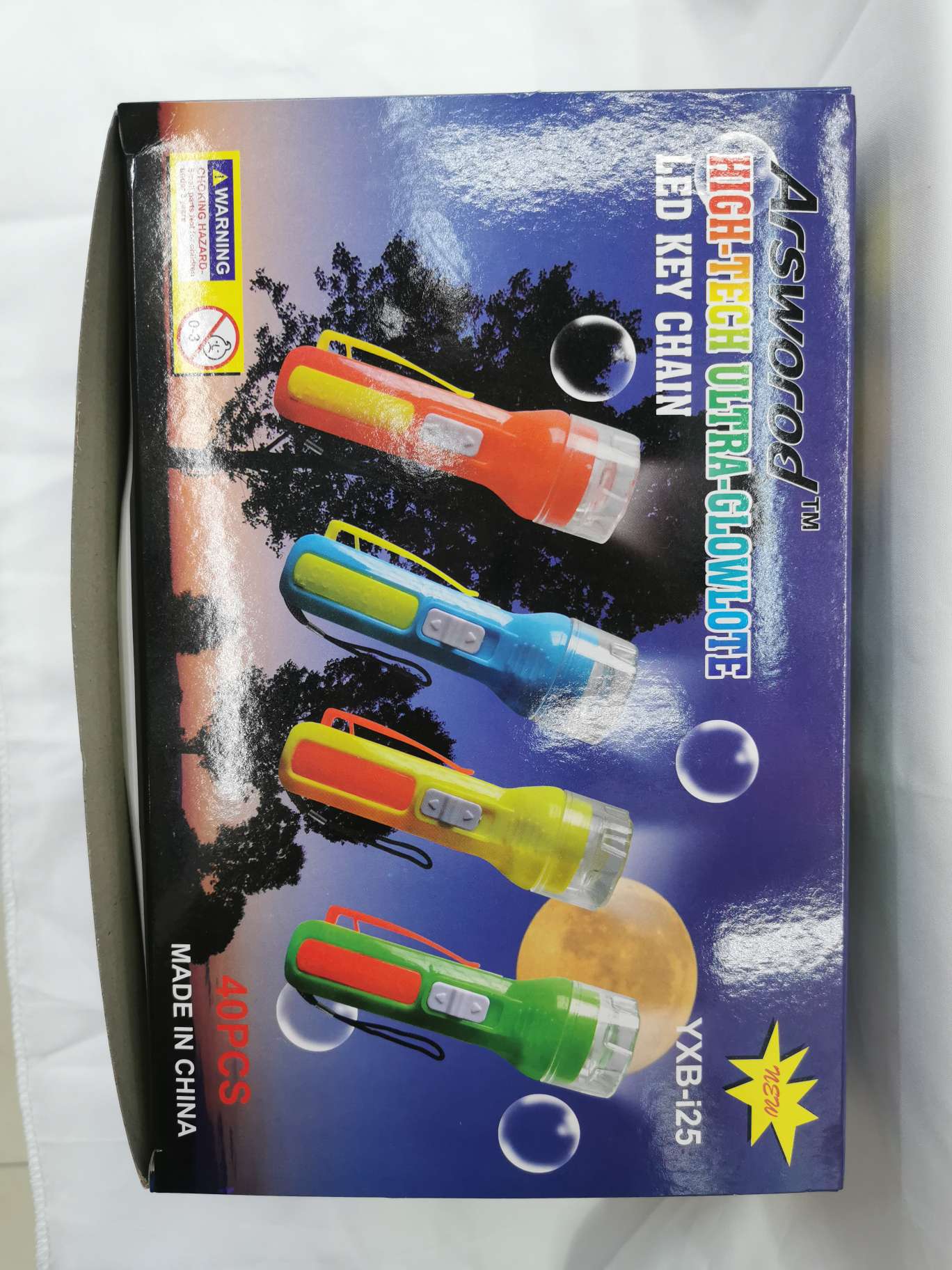 工厂直销：i25#LED灯手电筒
1280个一箱白底实物图