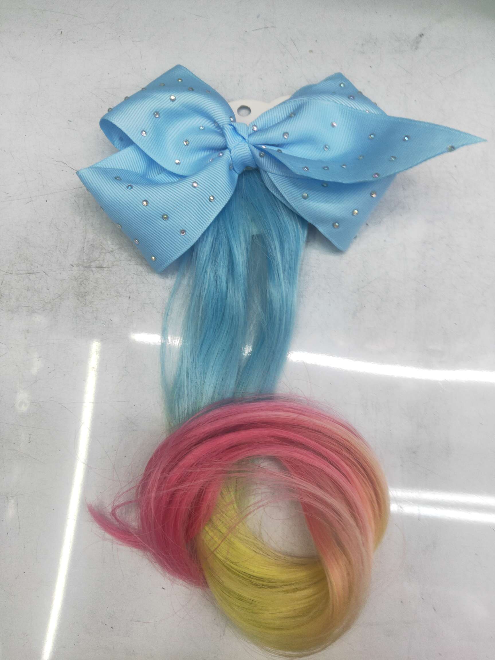 Bubble flower bowknot wig thumbnail