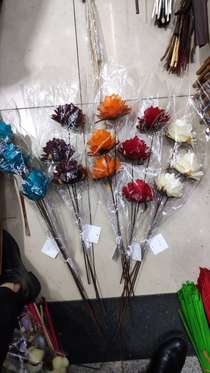Imitation flower handicraft dried flower tree millet barley reed Queen Motherwort water willow dried flower immortal flower ash peony rose sunflower rose ash rose
