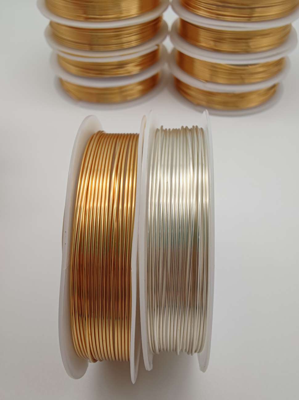 0.7 Color-preserving copper wire for bride headwear, color-preserving copper wire for DIY handcrafted headwear and hairpins, materials for flower wrapping, wire winding, jewelry, nail art shaping, copper wire rings, bracelets, weaving, etc Specification image