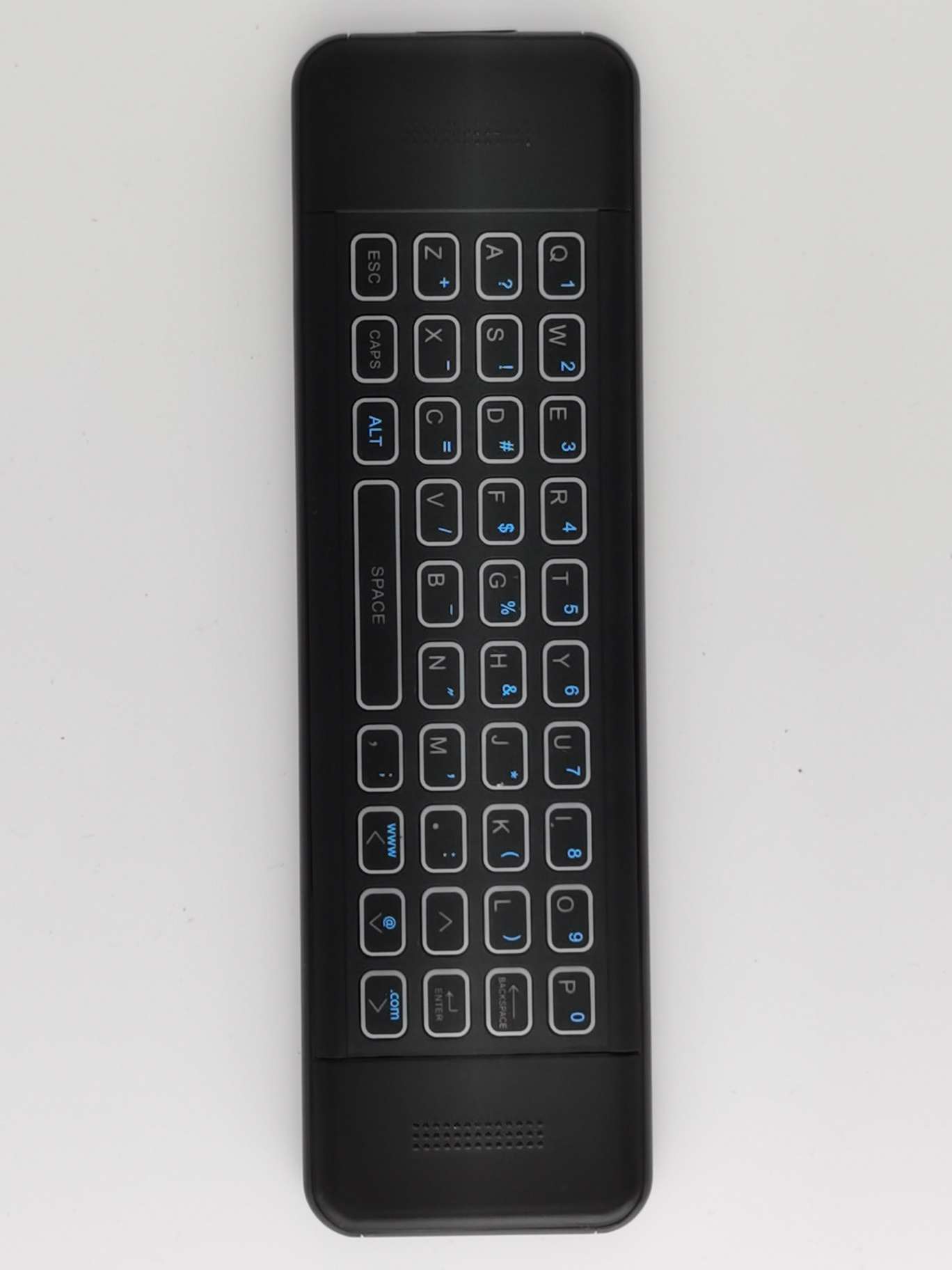 全键盘2.4G遥控器 Remote
全背光的keyboard方便输入，让智能电视更加简单细节图