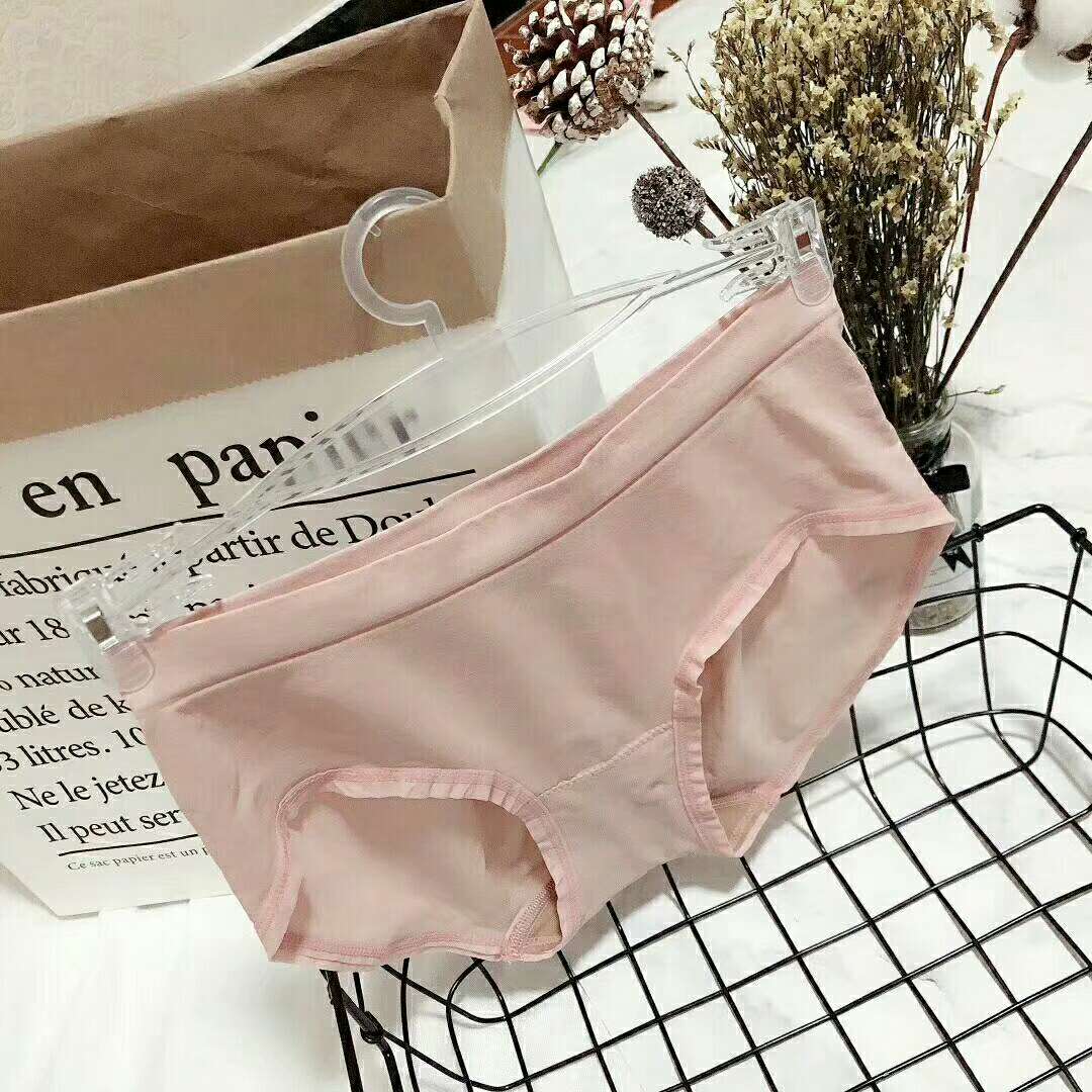 Best-selling nude ammonia seamless women's underwear, seamless, high-elasticity solid color cotton crotch triangle pants undefined