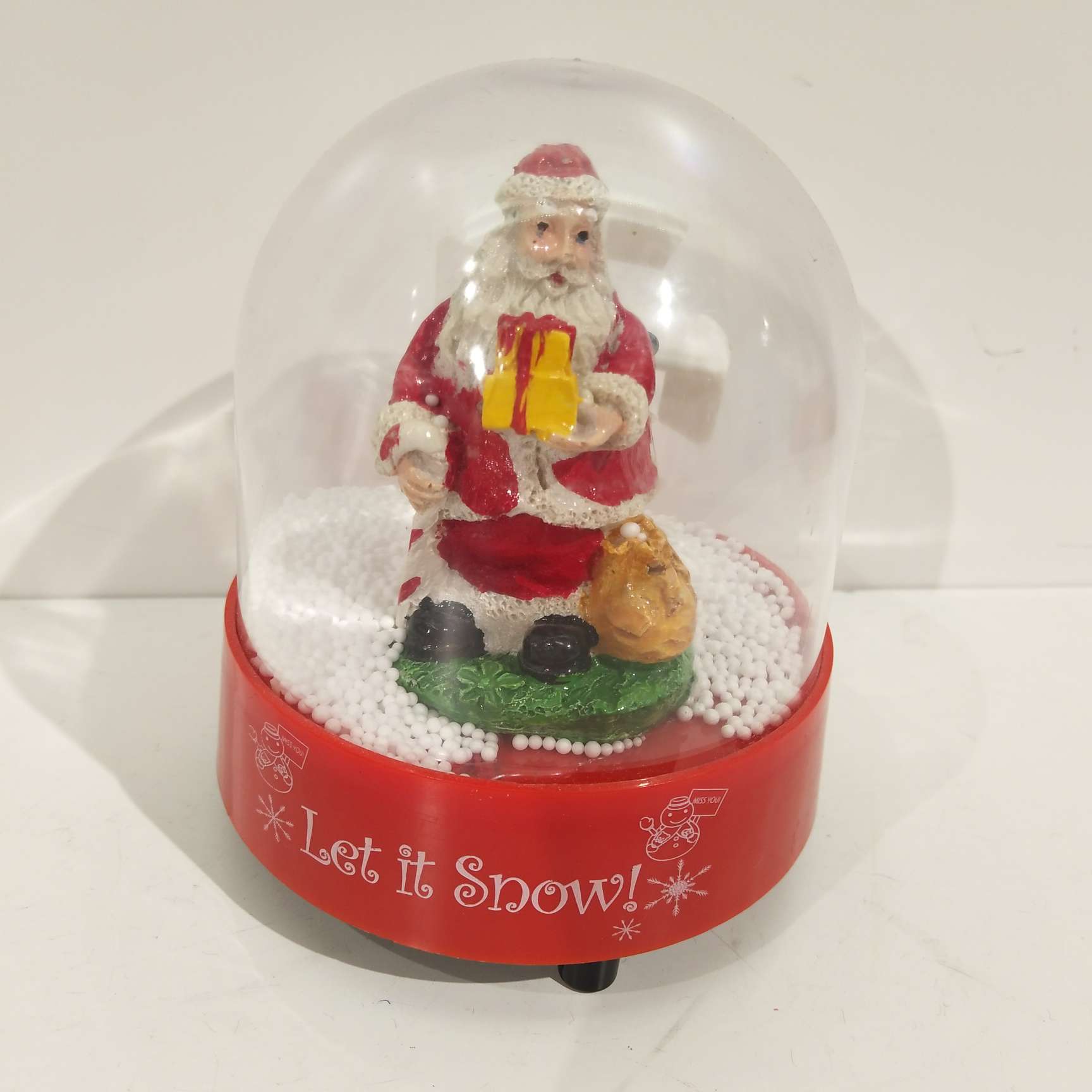 Christmas gift mini Electric music Windmill Luxury Christmas gift Funny old man Snowman: Who dare to take me away!
