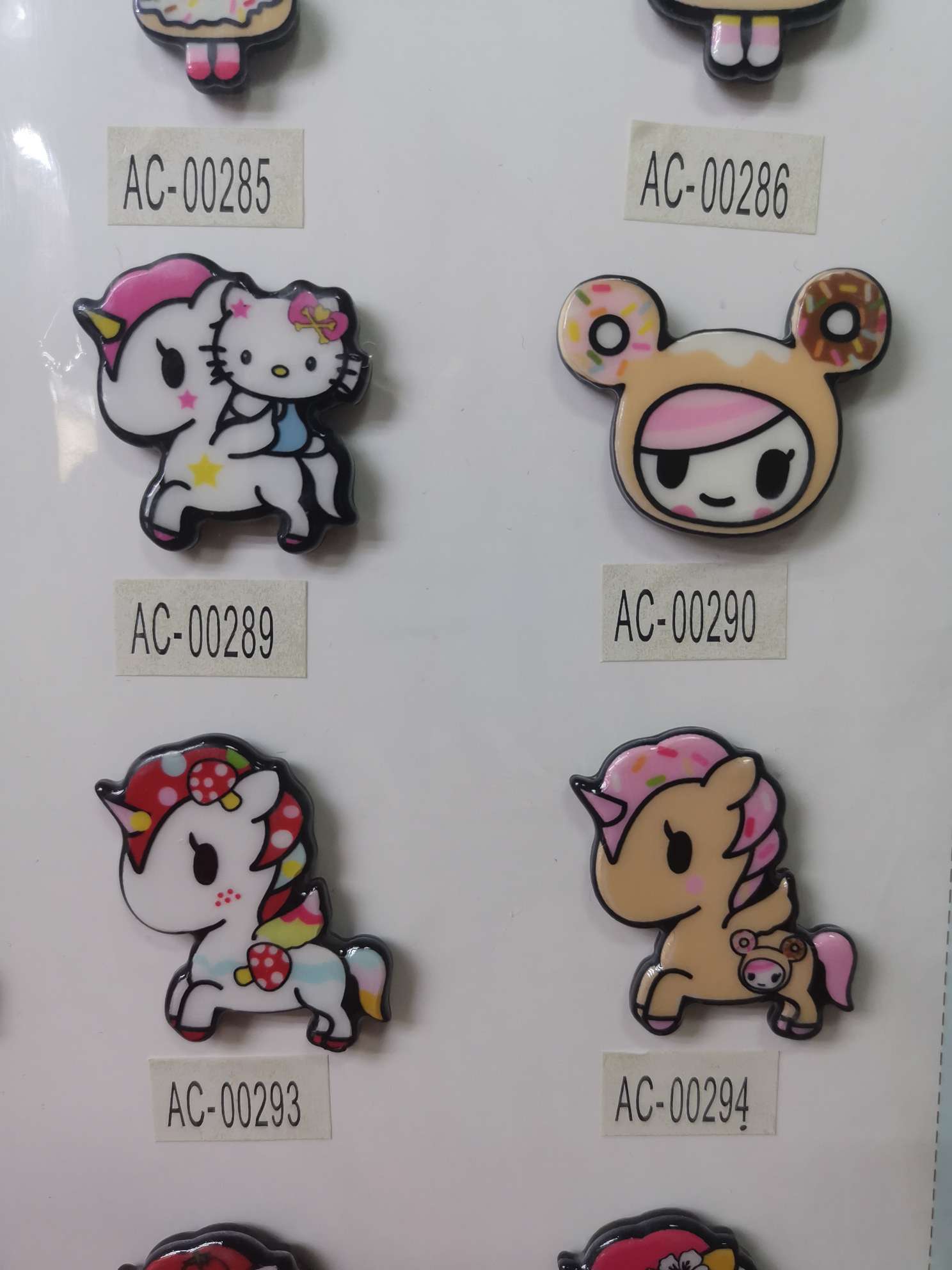 A unicorn in the popular acrylic jewelry accessories category details Picture