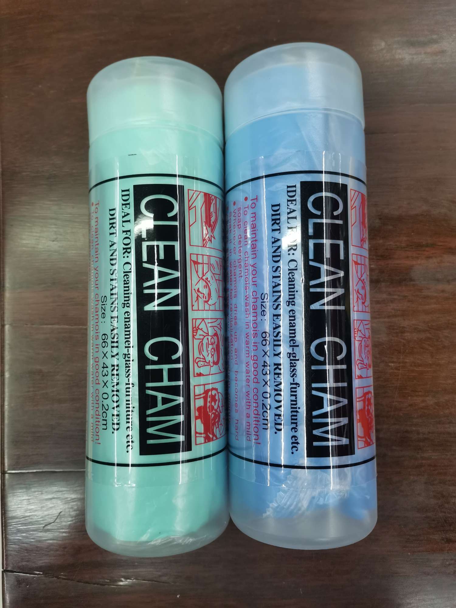 丿LZ-128洁丽竹大号鹿皮巾吸水巾不掉色干发巾无痕洗车巾擦车超强吸水产品图