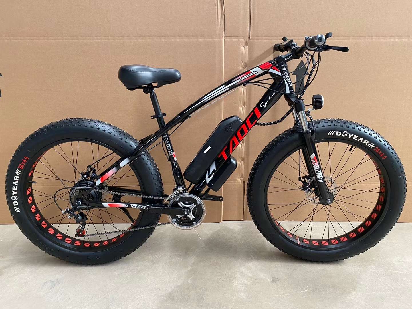 Bicycle lithium battery snowmobile 27 inch high carbon steel electric vehicle
