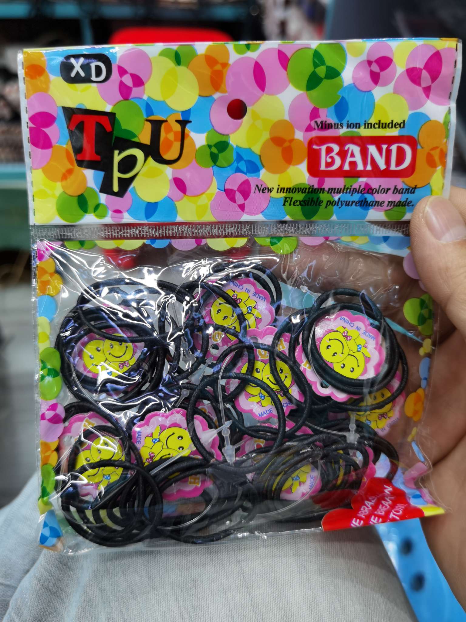 Authentic Liufang Rubber Band Manufacturers Direct Sales Of Children's Gold Wire 50 (Black)