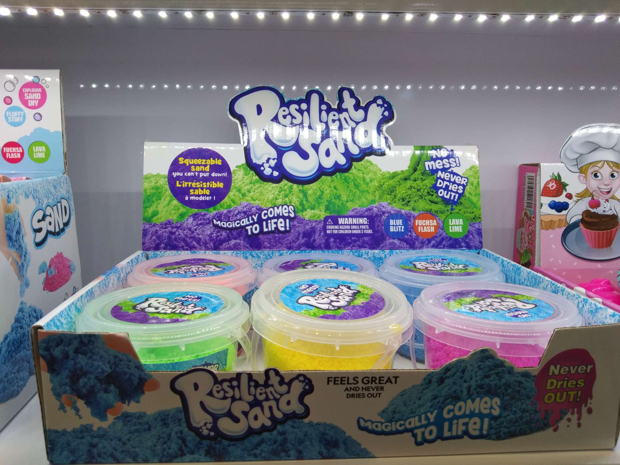 Manufacturers direct buckets of inflated sand toys to children thumbnail