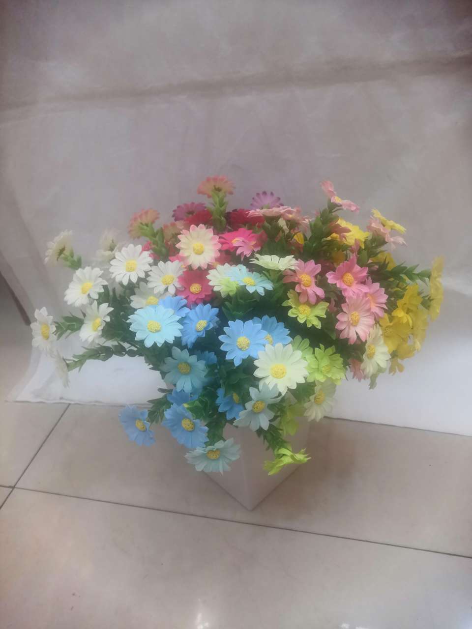 水草菊仿真花家庭装饰婚庆用品家具摆设小花