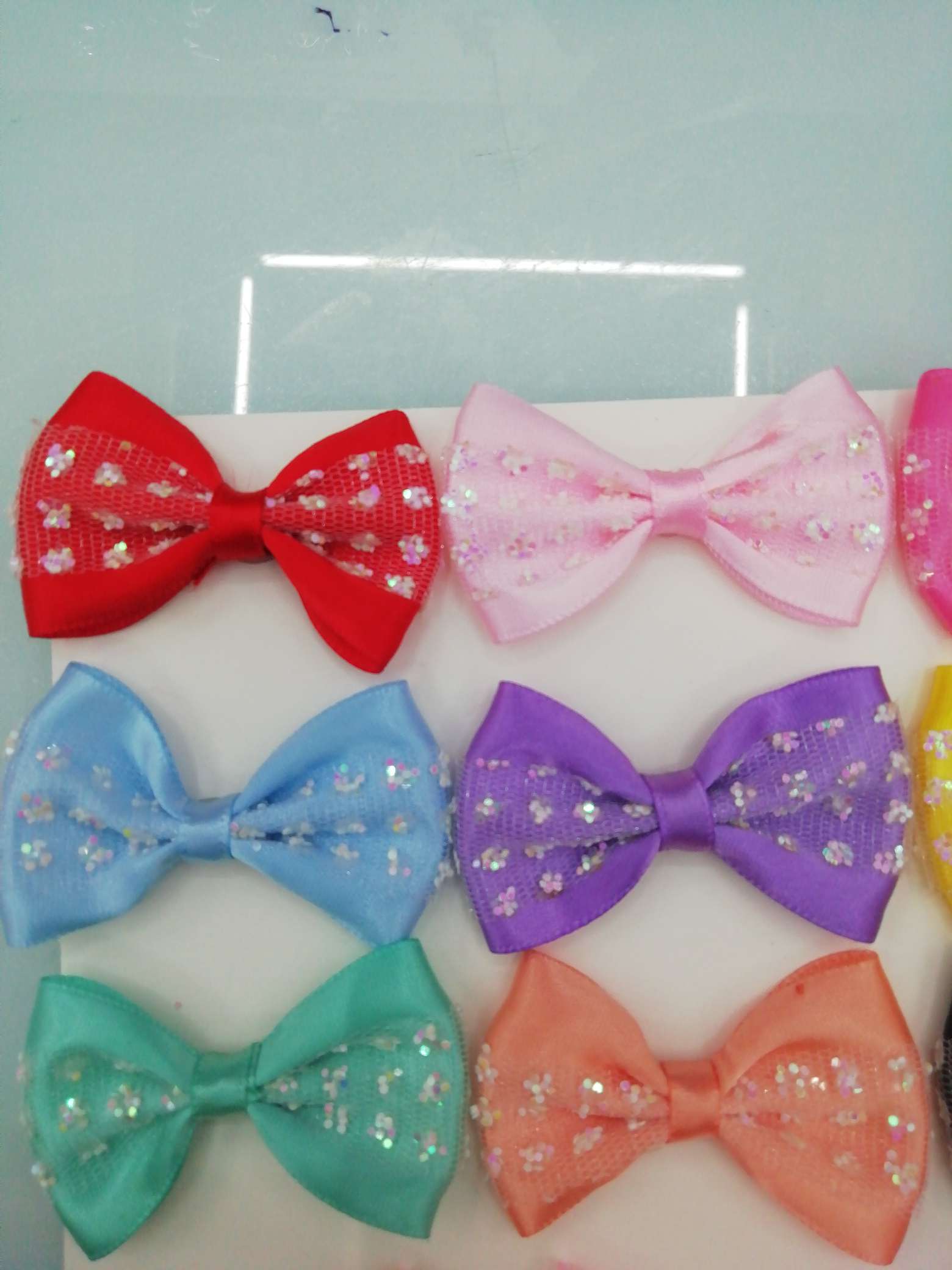 Polyester sequin bow tie thumbnail