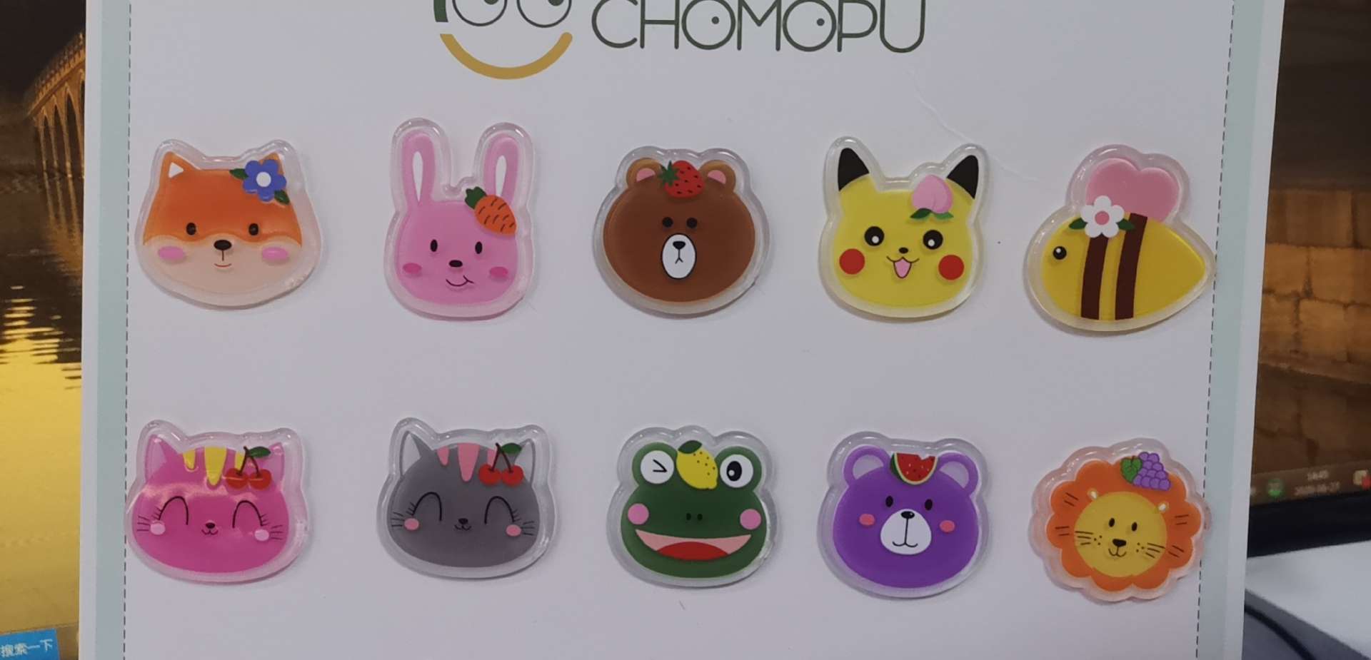 Web celebrity hot style acrylic accessories transparent board cartoon thumbnail