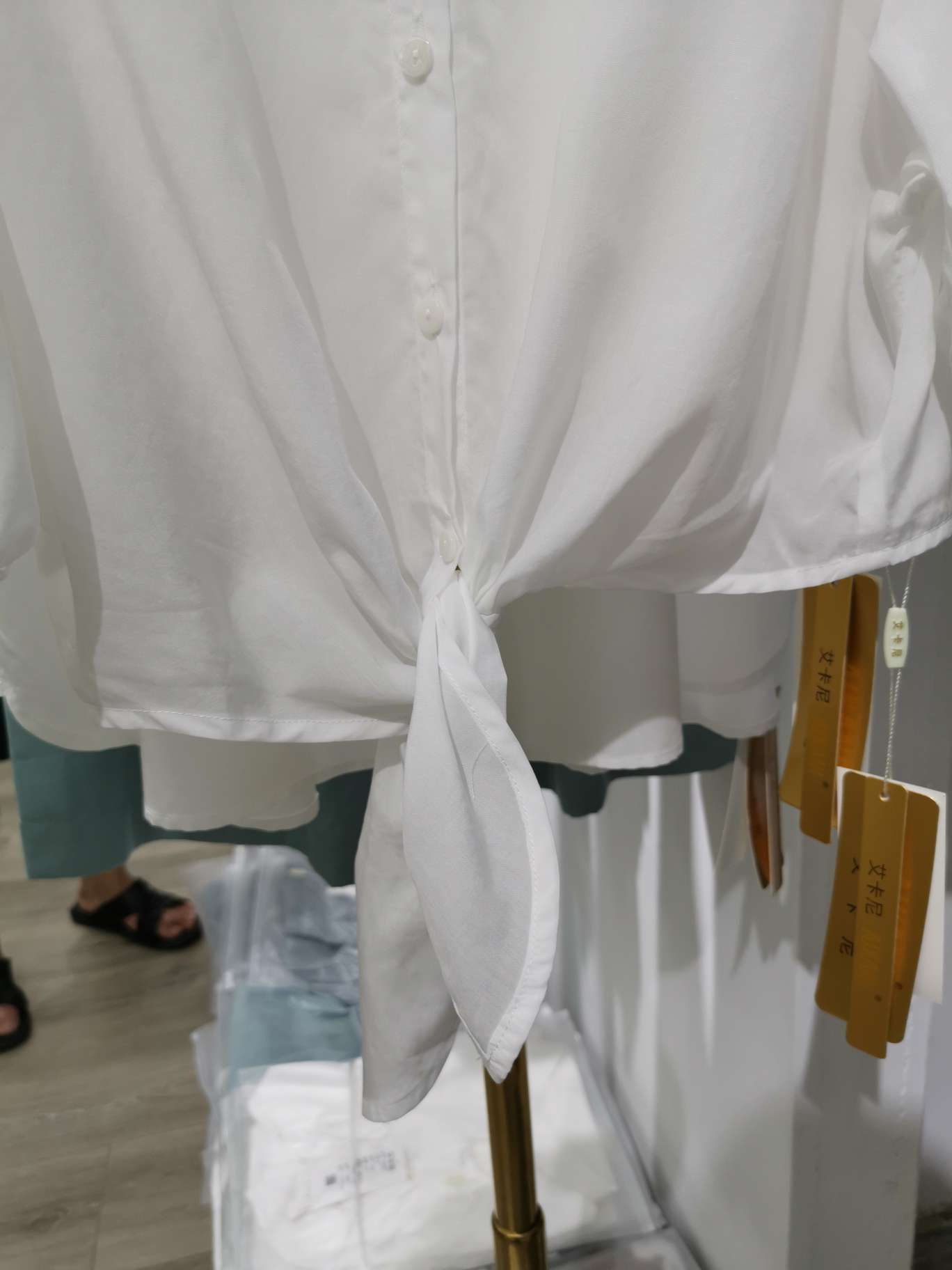 时尚休闲套装实物图