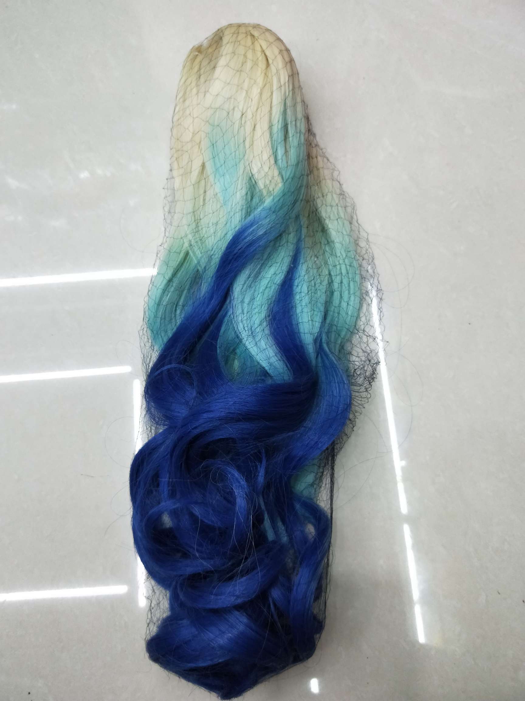 Color-changing large wavy curls popular catch ponytail wigs thumbnail