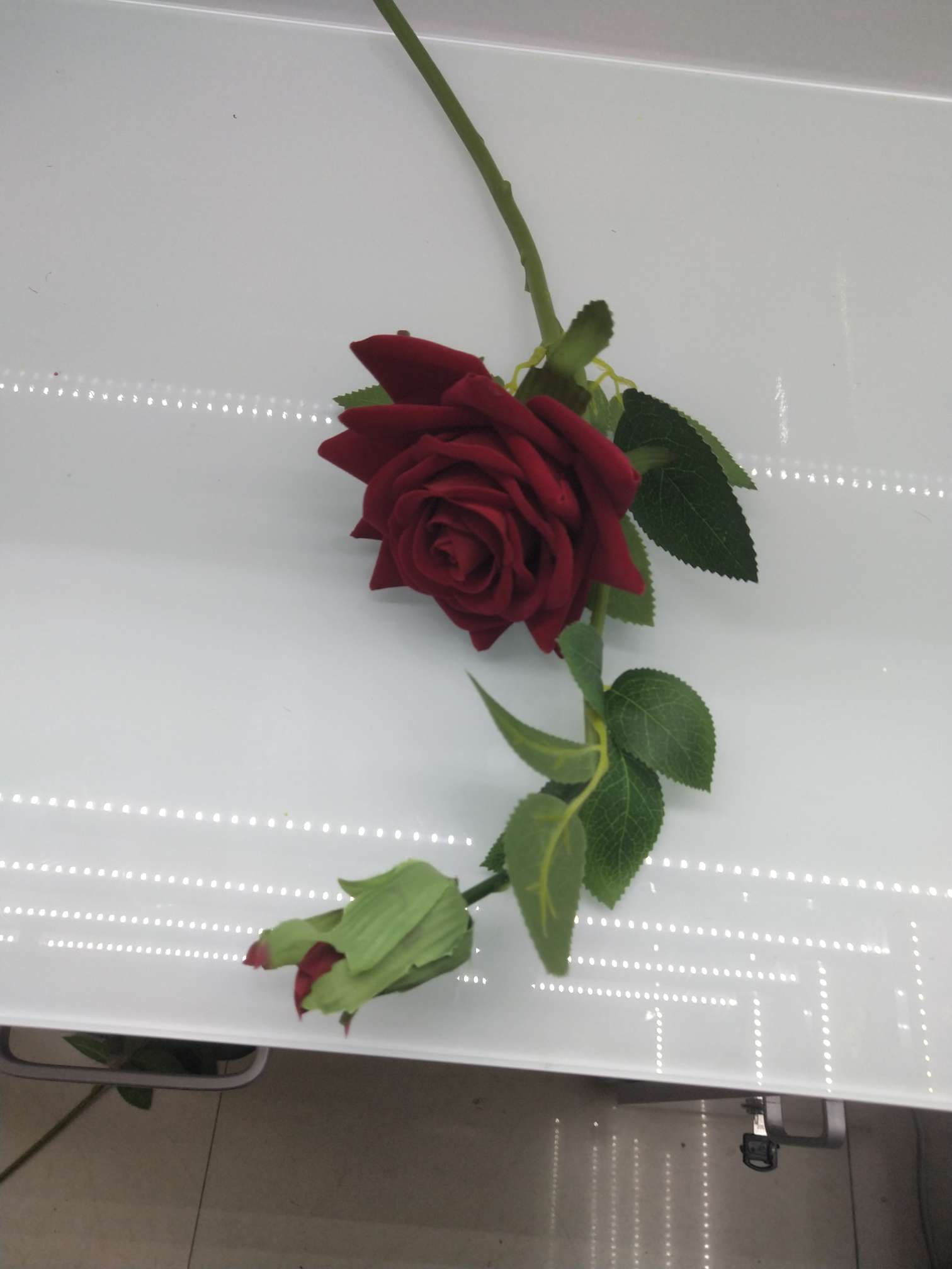 2 head flannelette rose thumbnail