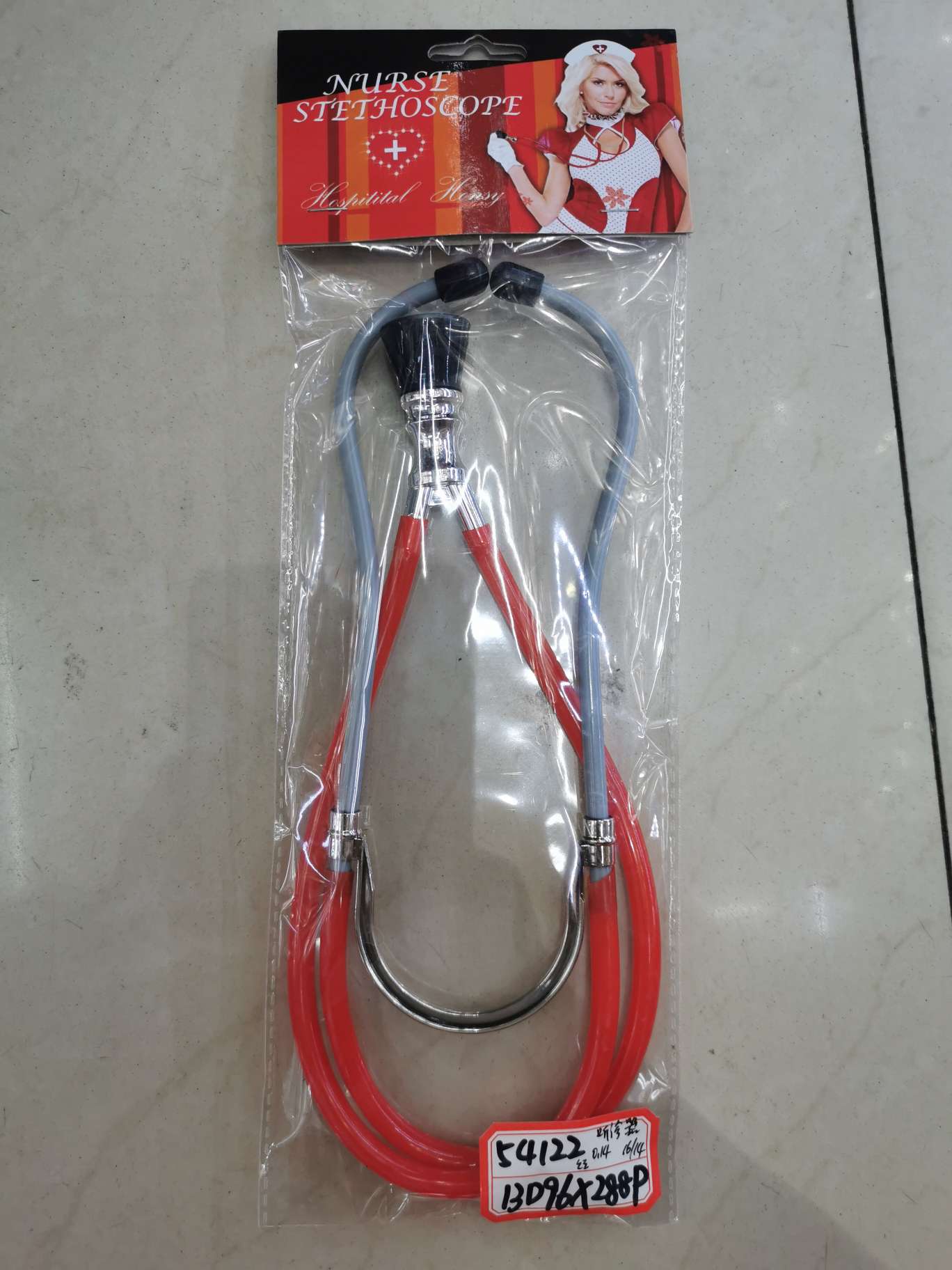 Small stethoscope, red house play toys, party toys wholesale