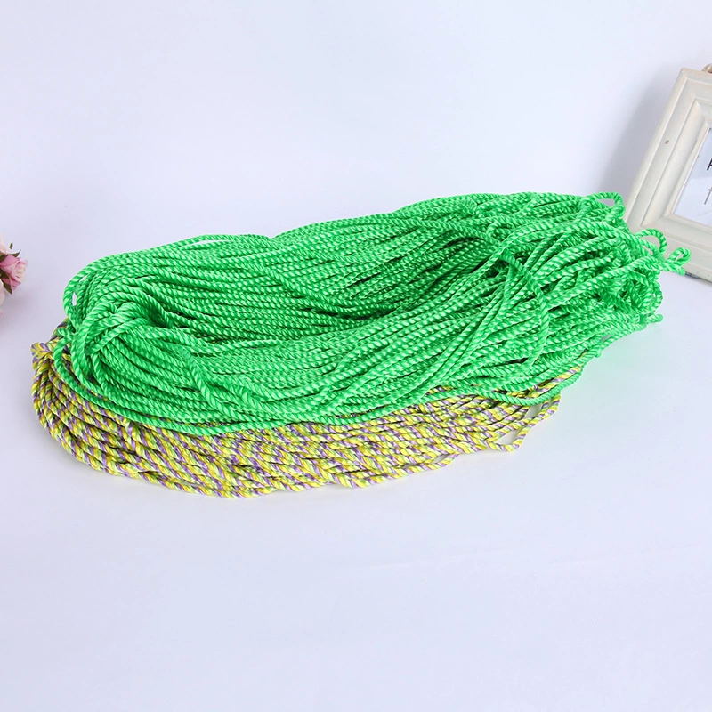 Strong Rui Ribbon Manufacturers Direct Durable Polypropylene Three Strands Twisted Rope Gift Packaging Portable Rope Clothing Accessories Professional Rope Specification drawing